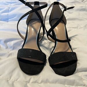 Elegant Black Strappy Heels